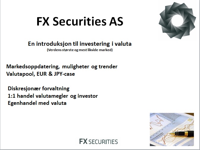 FX Securities - sponsorprensentasjon